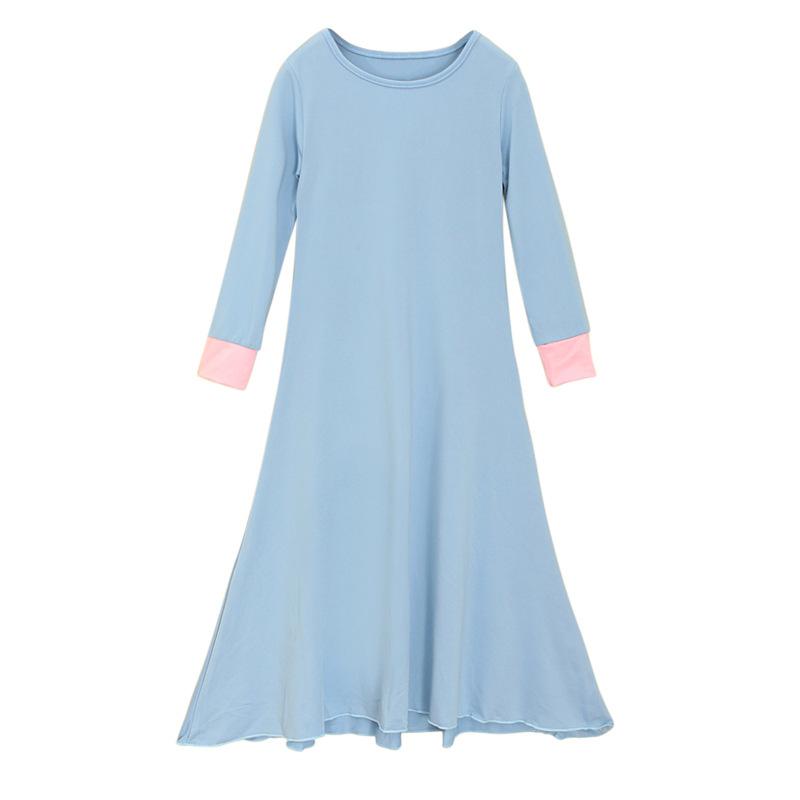 HASASERIES HS1208 Ensemble 2 pièces, Abaya pour enfant avec Khimar une couche.