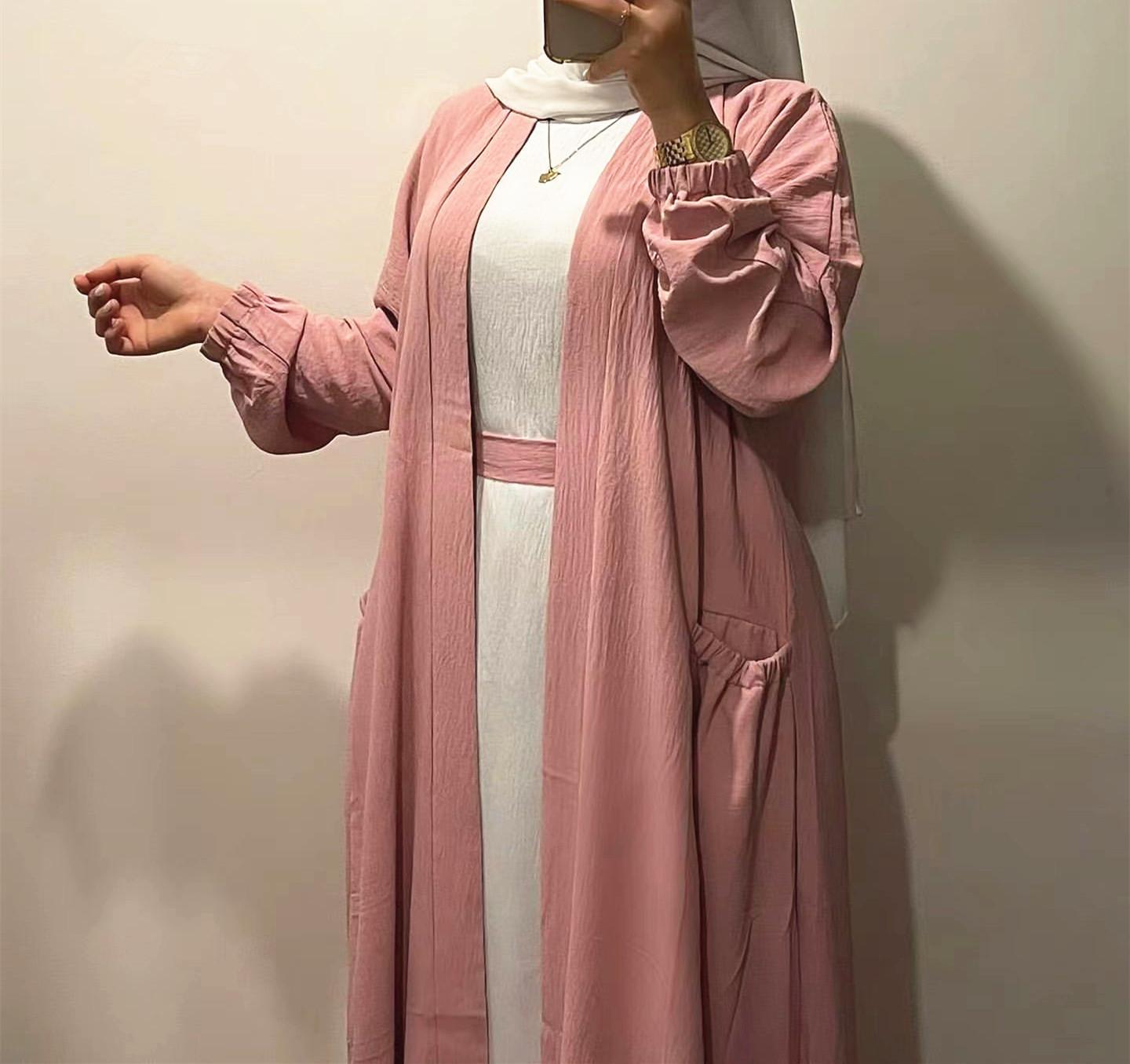 HASASERIES HS1014 Elegant Coat Long Skirt