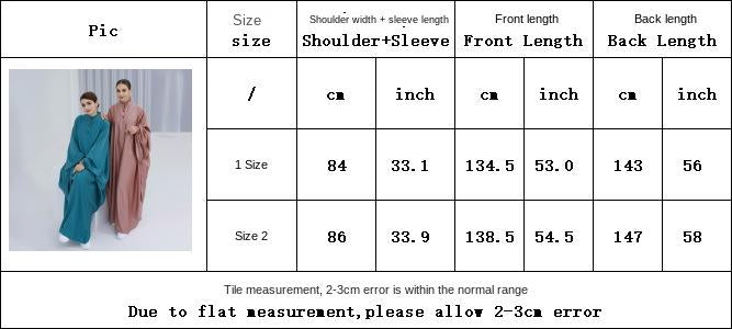 HASASERIES HS0716 Large Swing Solid Robe Dress