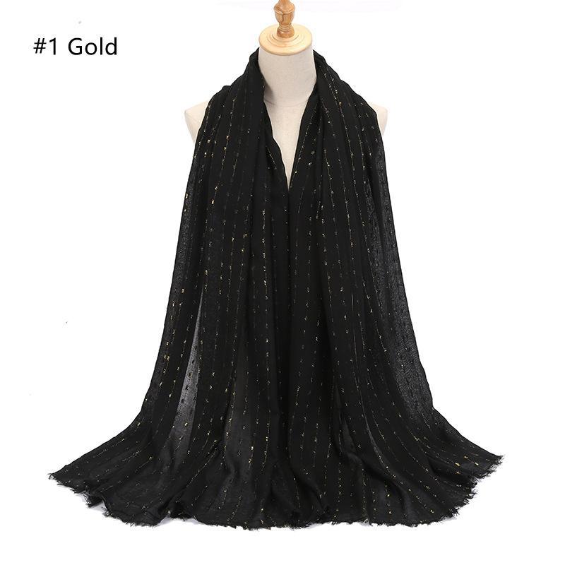 HASASERIES HS1142 Soft Solid Color Ladies Headscarf