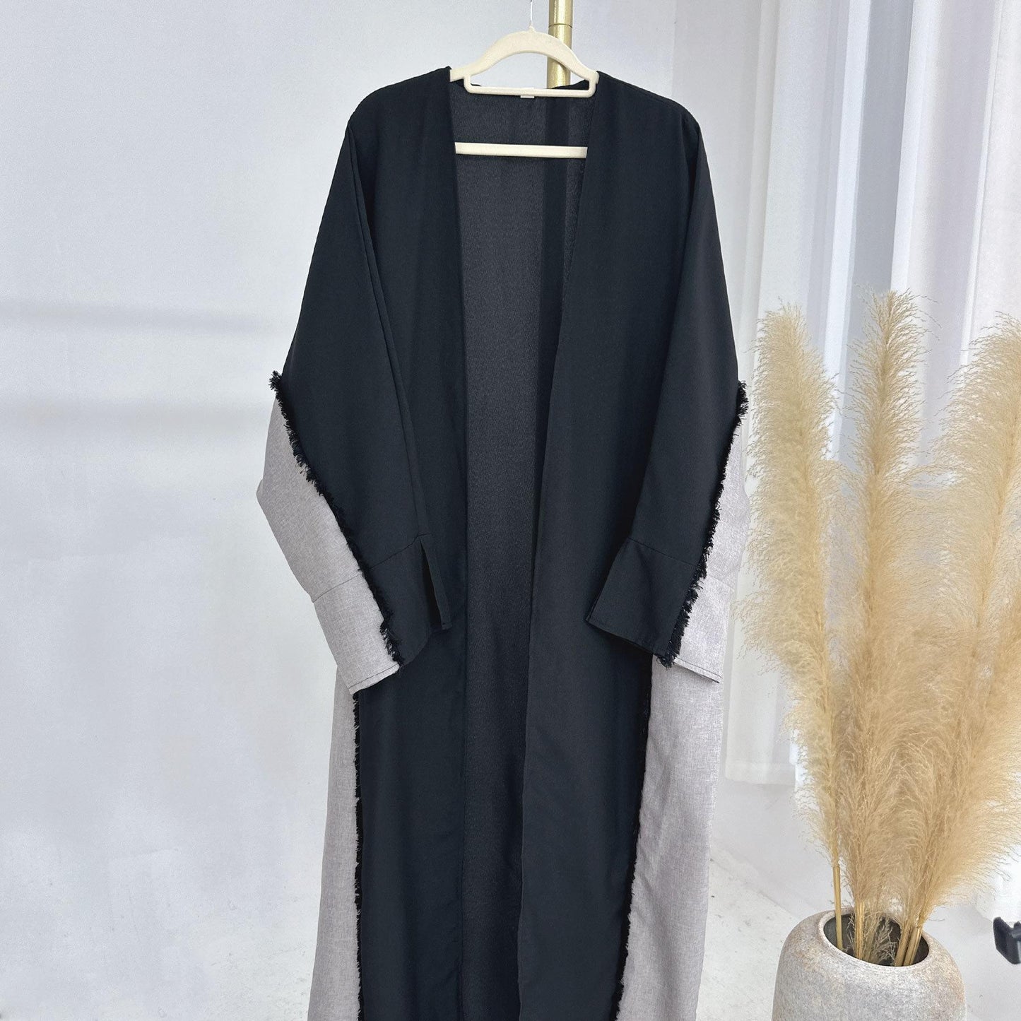 HS5606 Stylish Patchwork Robe - Cardigan and Dress Style