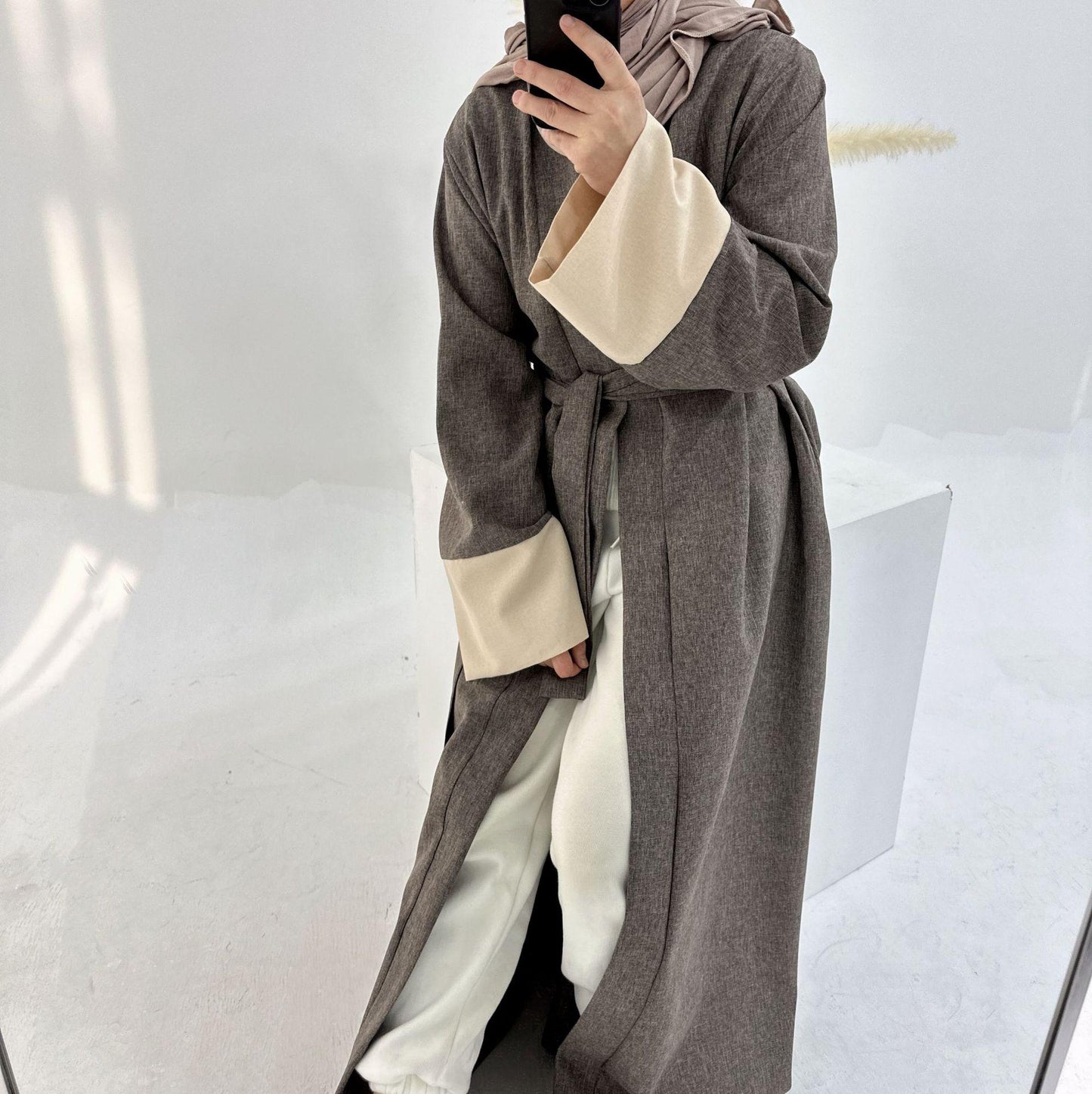 HASASERIES HS1041 Elegant Cardigan Robe