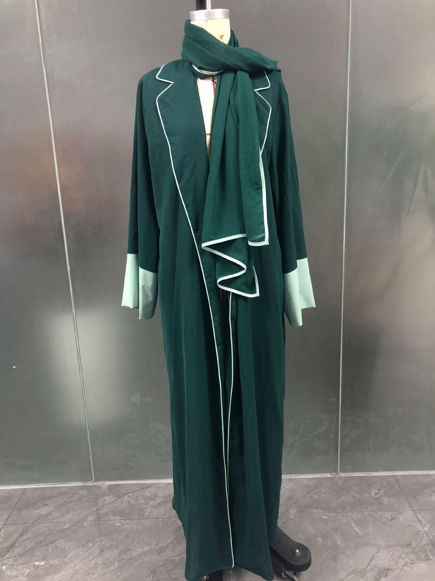 HASASERIES HS1037 Ensemble 2 pièces Cardigan avec Hijab