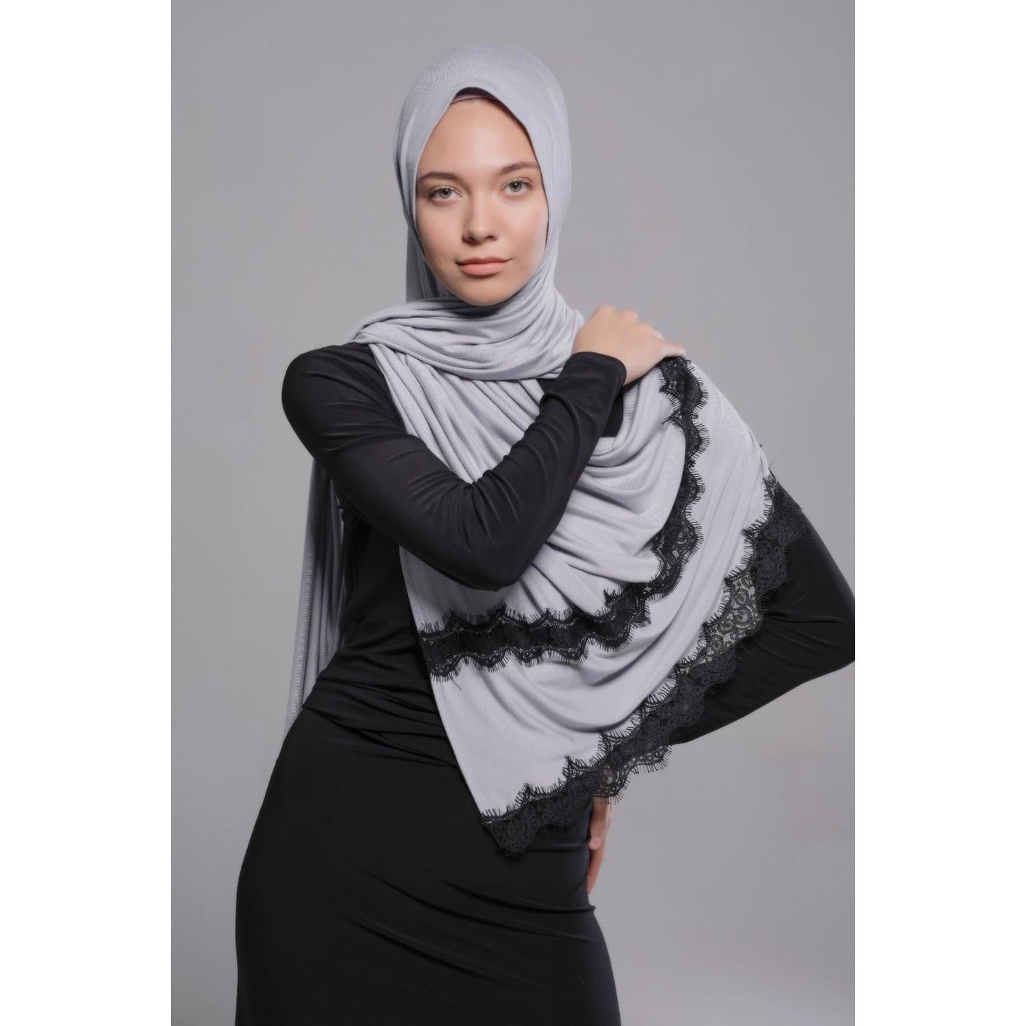 HASASERIES HS1034 Bandeau brodé en dentelle