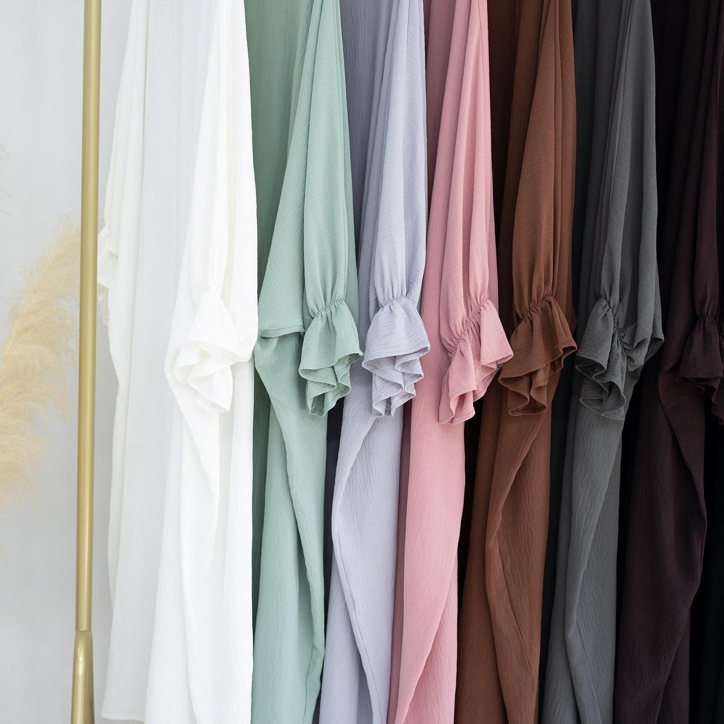 HASASERIES HS1043 2pcs Set Abaya with One Layer Khimar