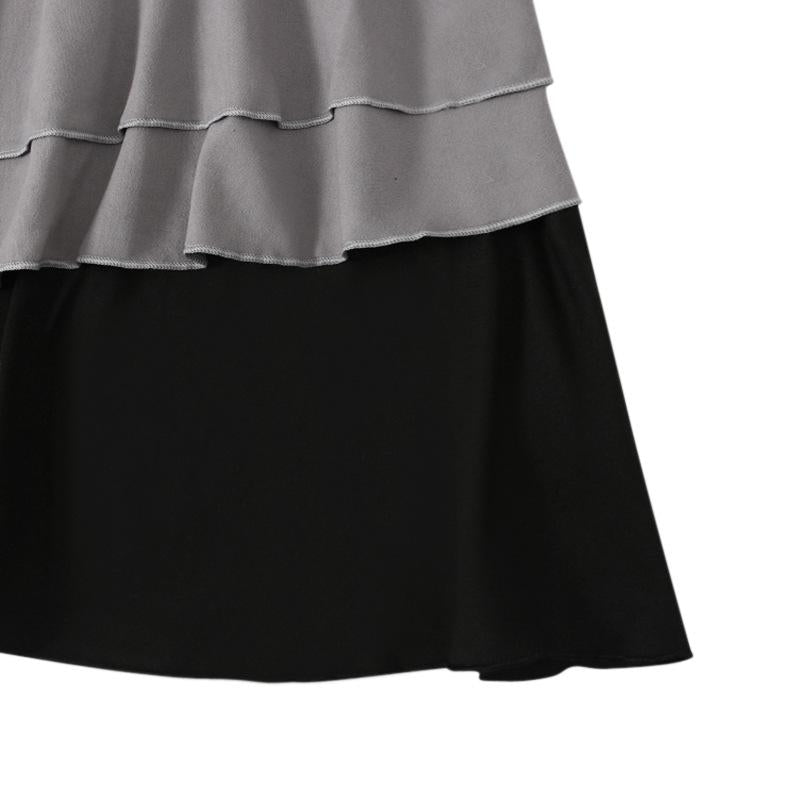 HASASERIES HS1194 Ensemble 2 pièces, Abaya pour enfant avec khimar à deux couches