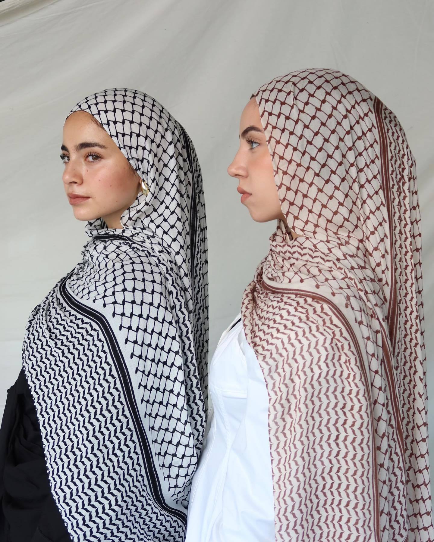 HASASERIES HS1180 Printed Chiffon Hijab