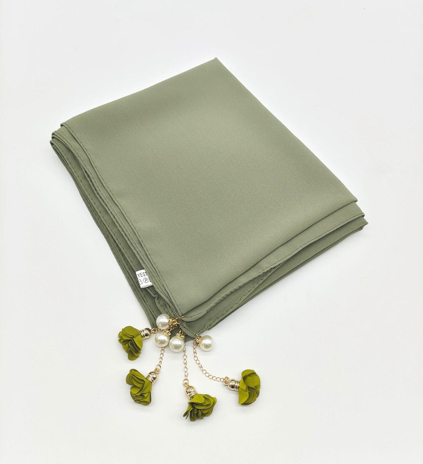 HASASERIES HS1055 Pearl Flower Hijab