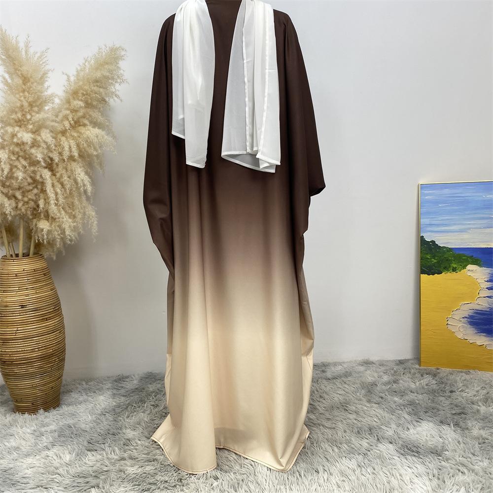 HASASERIES HS0928 Loose Gradient Cardigan Abaya