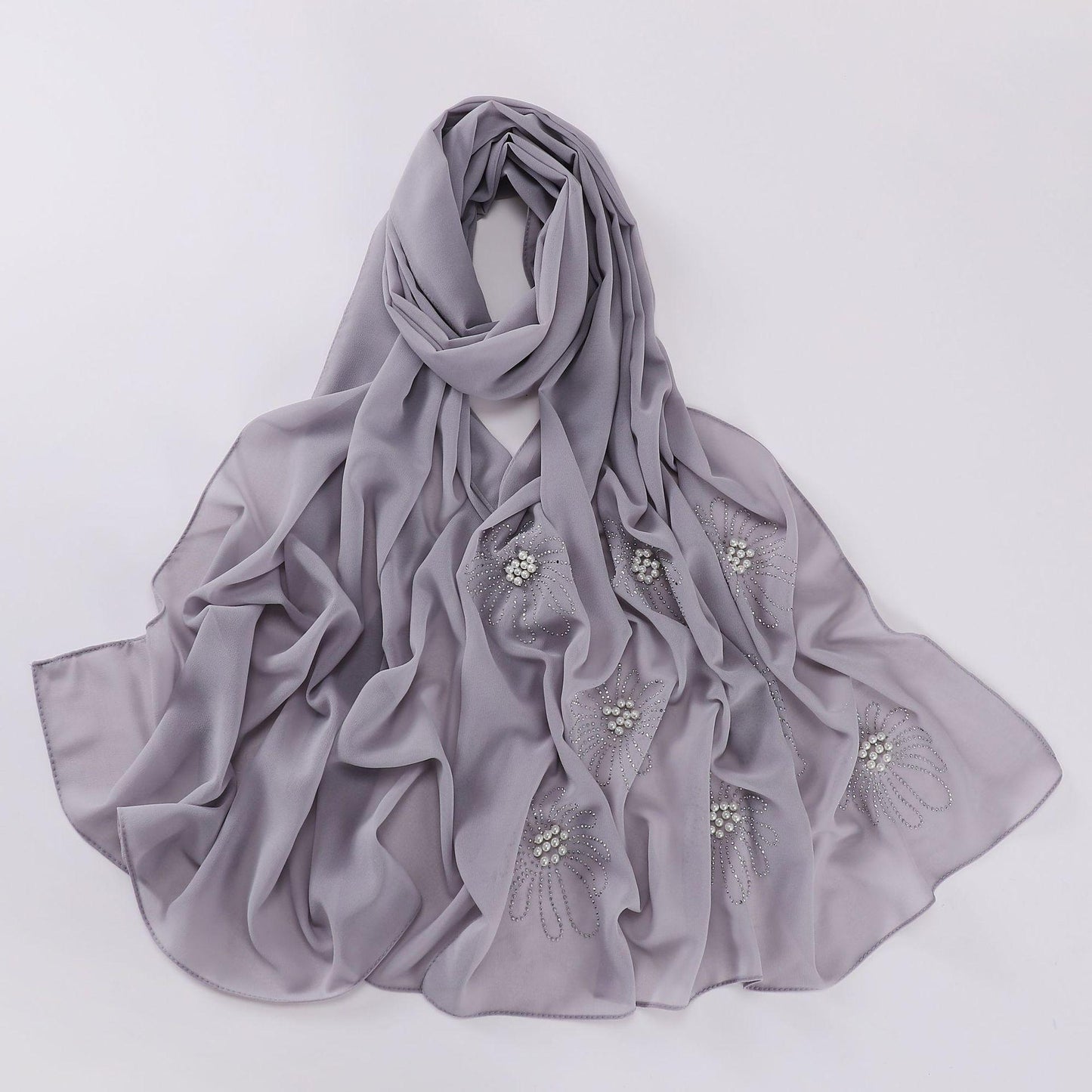 HASASERIES HS1121 New Chiffon Long Scarf Hijab