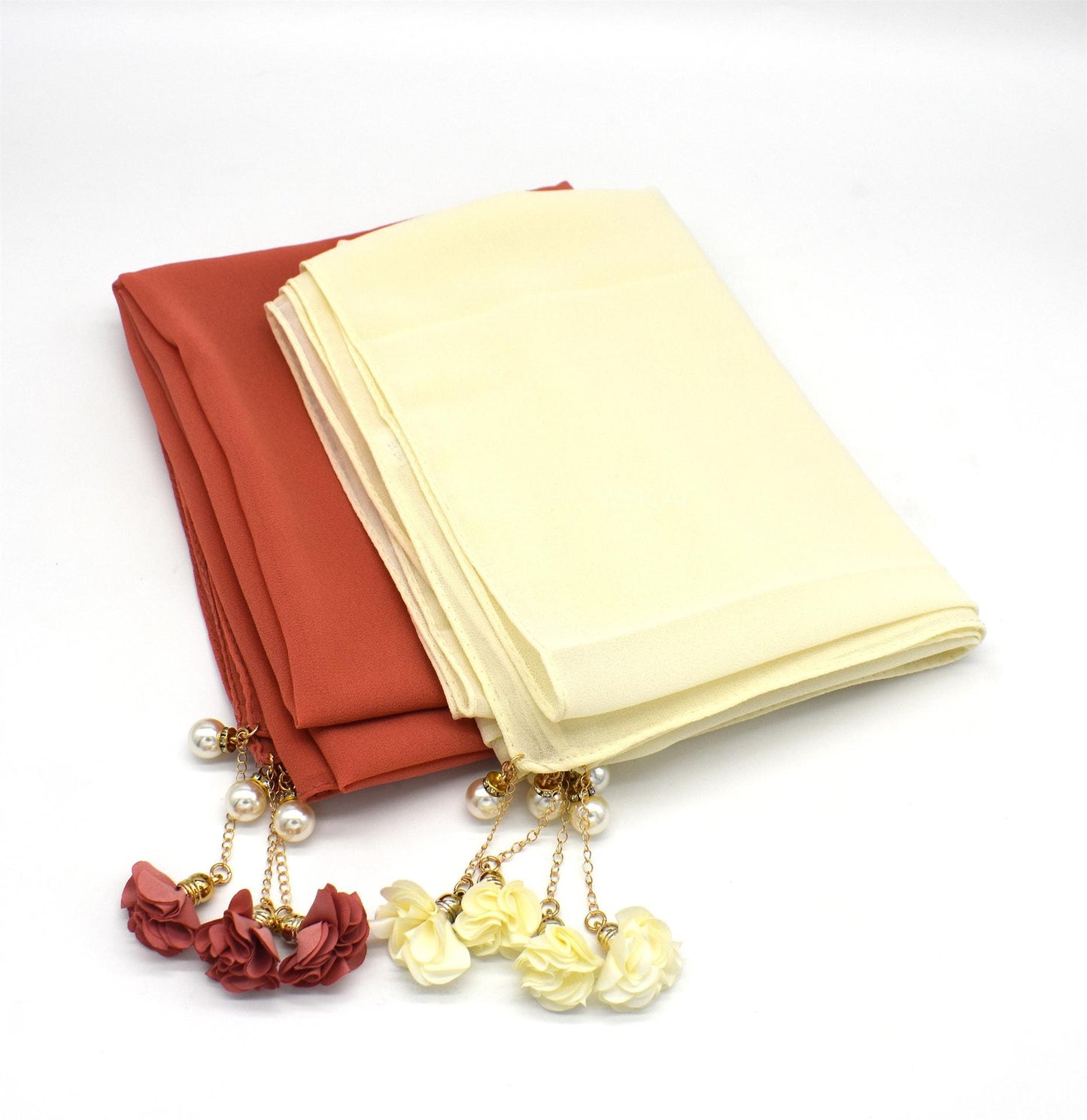 HASASERIES HS1055 Pearl Flower Hijab