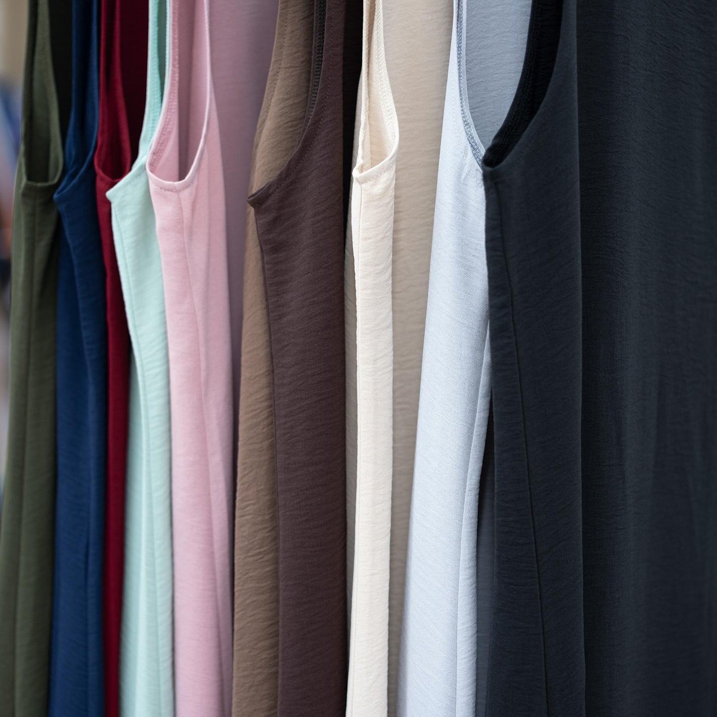 Robe débardeur couleur unie HASASERIES HS1019