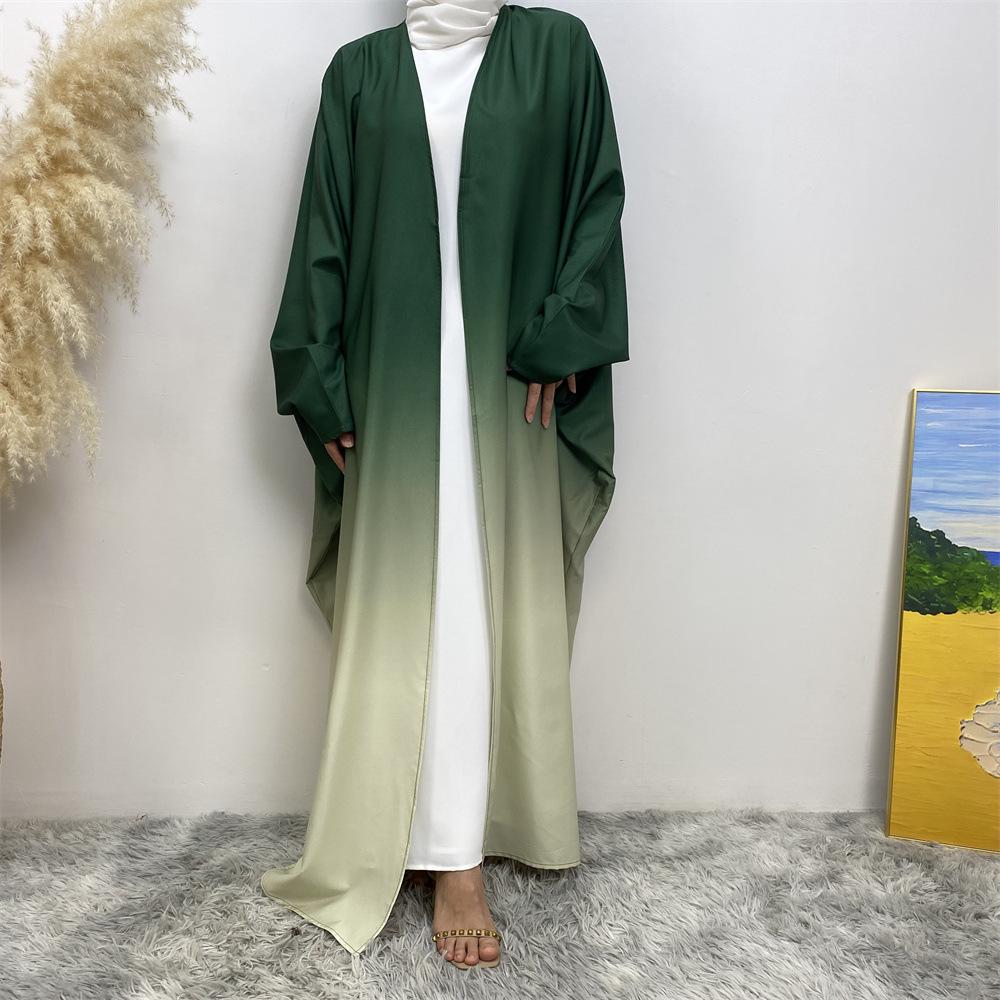 HASASERIES HS0928 Loose Gradient Cardigan Abaya