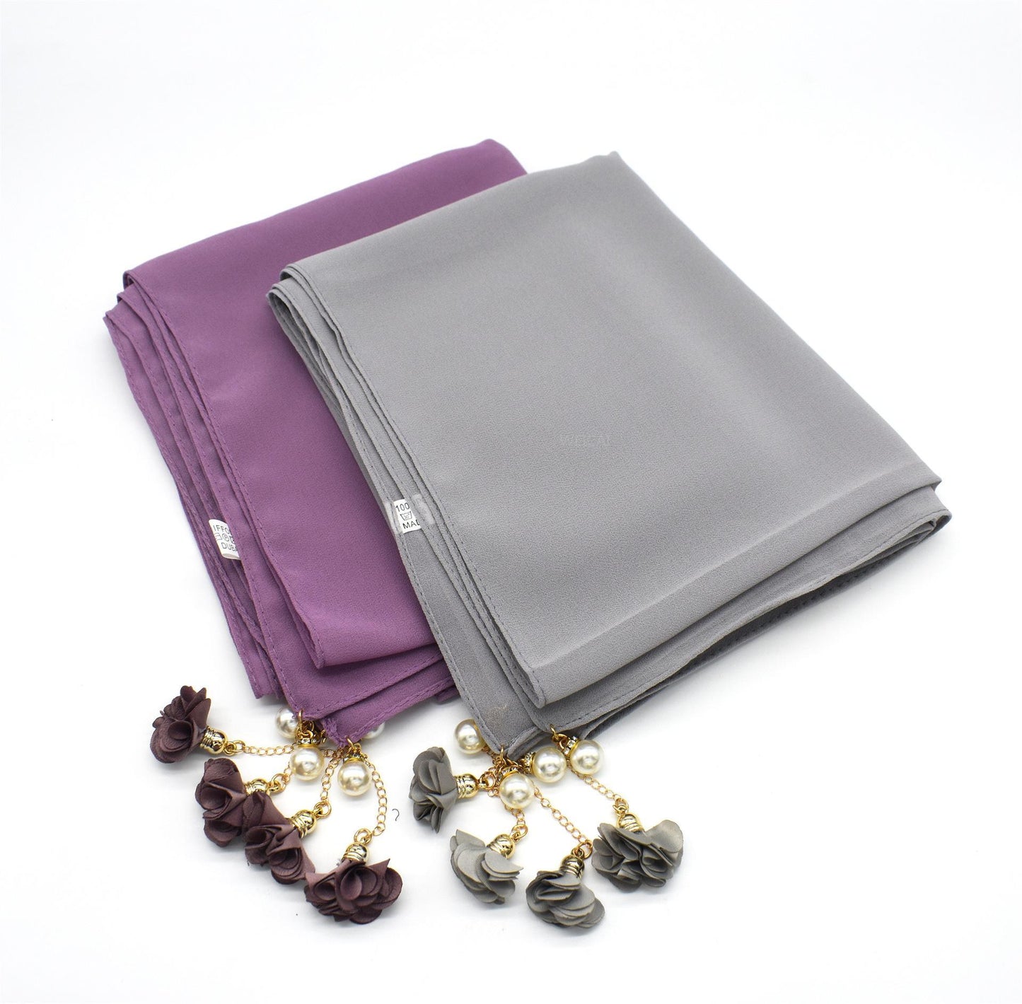 HASASERIES HS1055 Pearl Flower Hijab