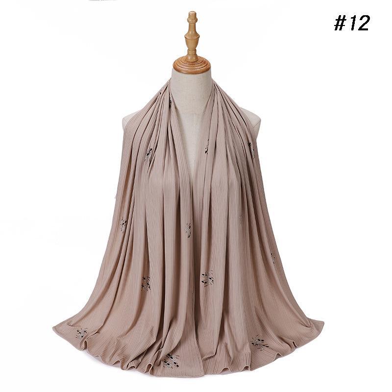 HASASERIES HS1133 Nouveau foulard rayé pour perçage à chaud