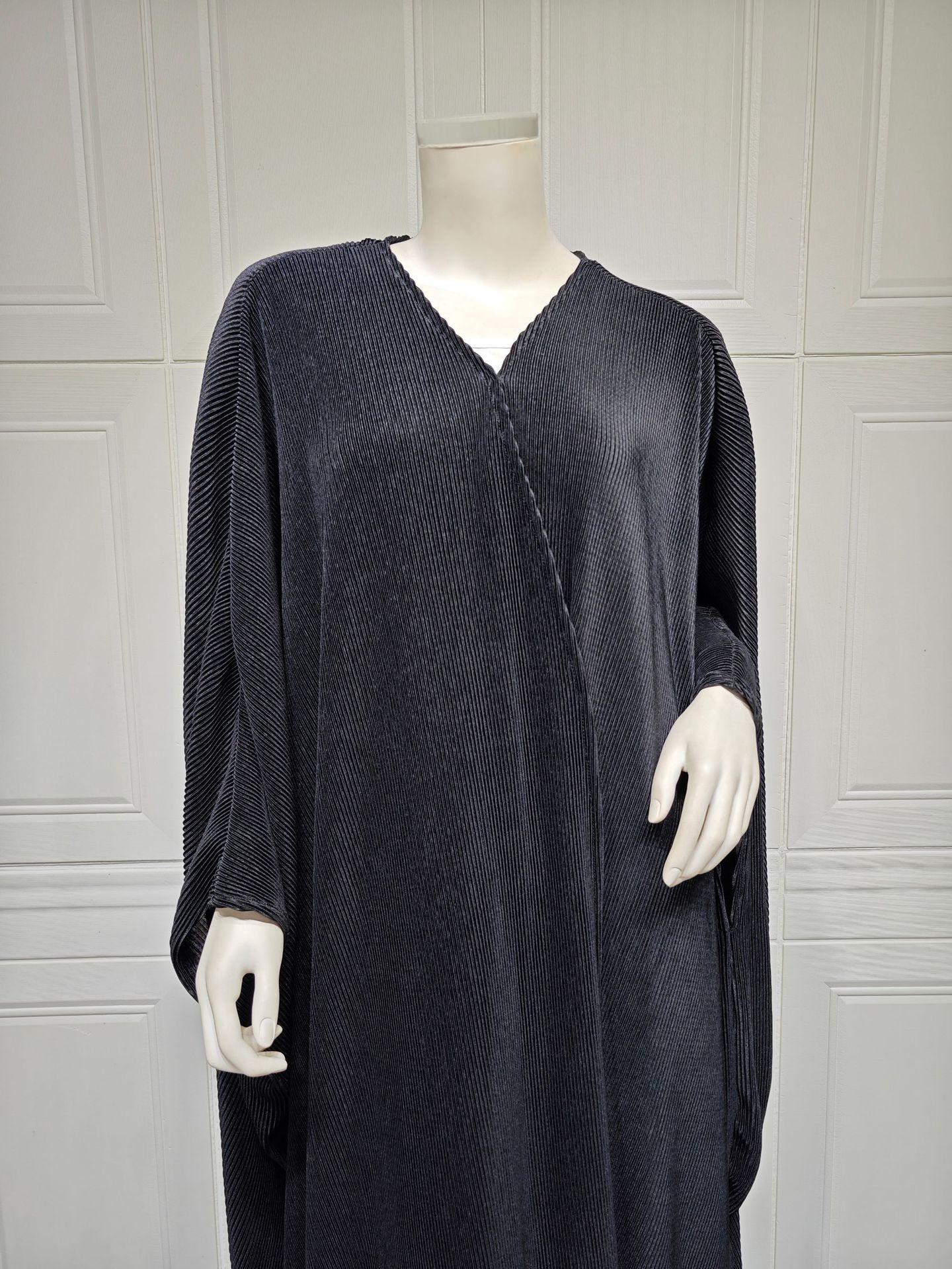 HASASERIES HS1033 Robe Abaya Vêtements d'extérieur