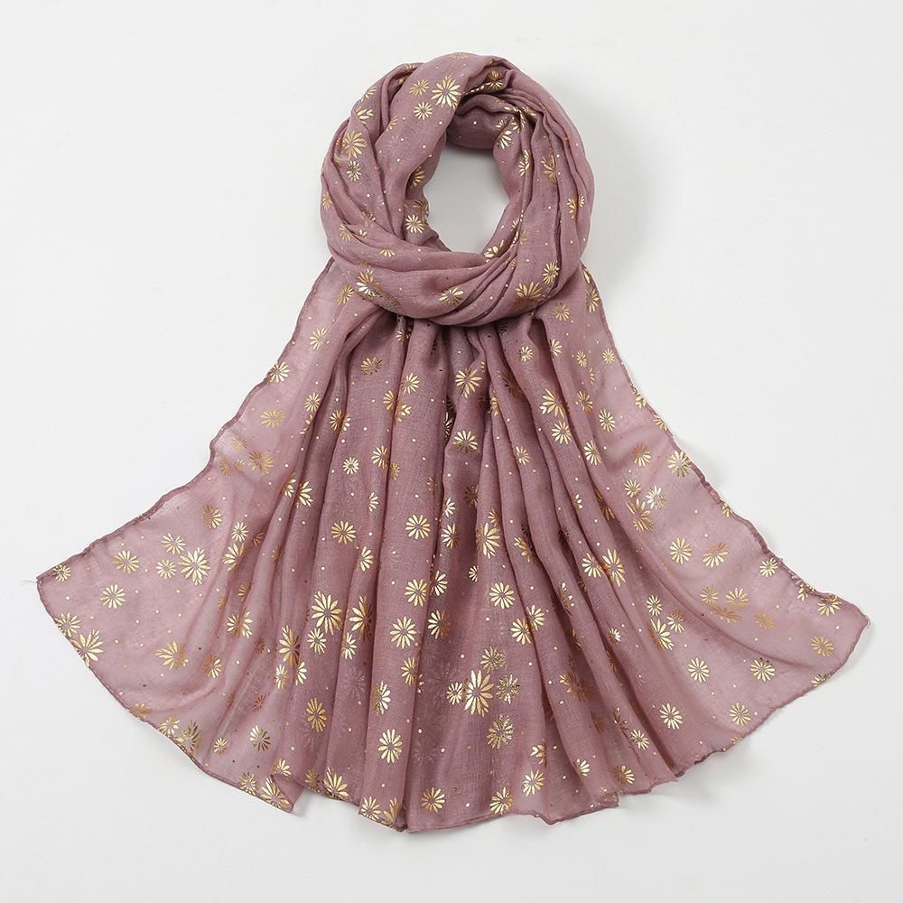 HASASERIES HS1123 Printed Sunscreen Headscarf