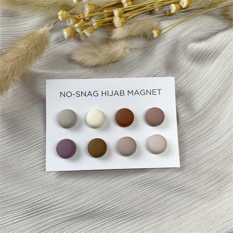 HASASERIES HS1065 Circular Magnetic Scarf Yarn Scarf Buckle