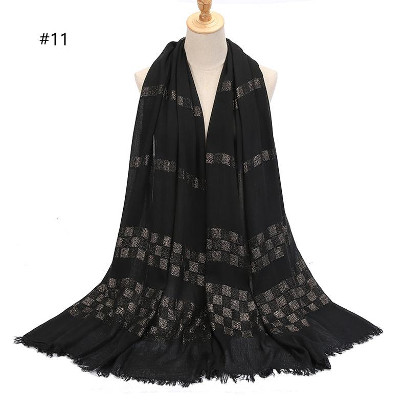 HASASERIES HS1142 Soft Solid Color Ladies Headscarf