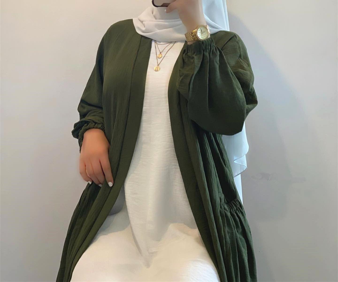 HASASERIES HS1014 Elegant Coat Long Skirt