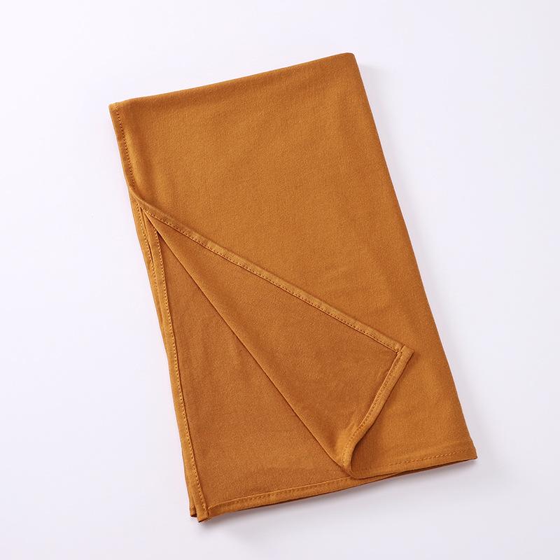 HASASERIES HS1051 Fashion Warm Solid Color Scarf