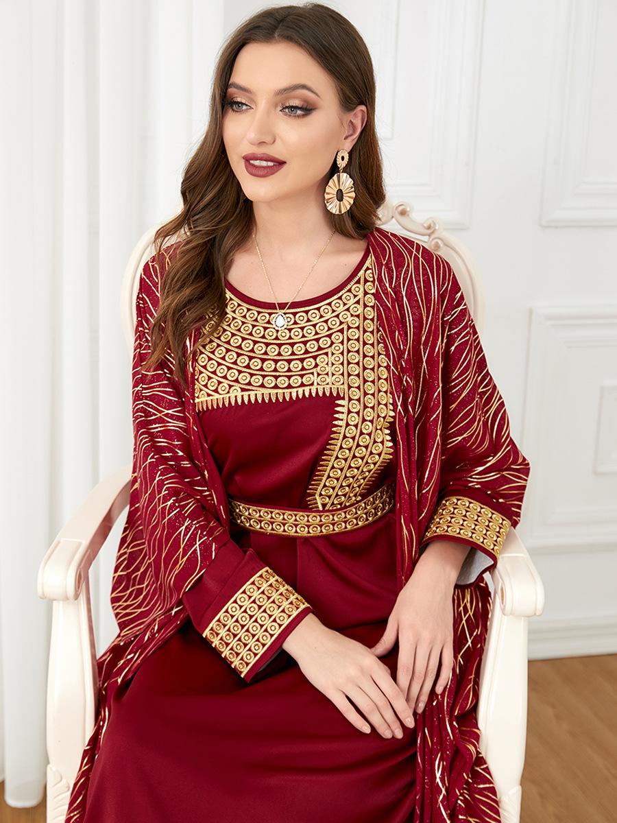 HASASERIES HS1059 2pcs Inner Dress with Cardigan