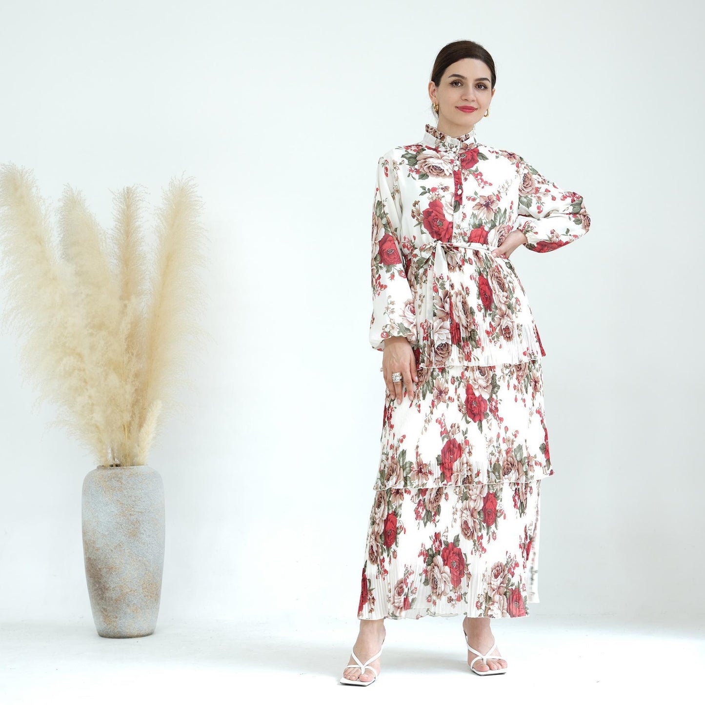 Robe imprimée Pure Beauty HS1009 de HASASERIES
