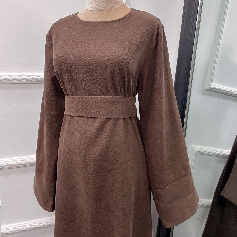 Robe tunique de couleur unie HASASERIES HS1011