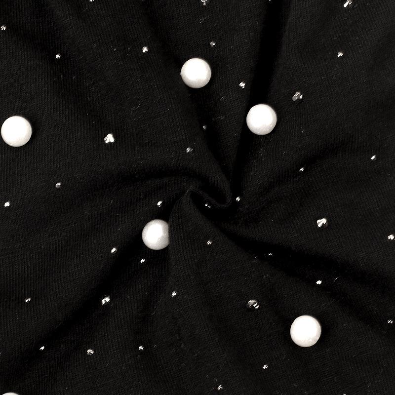 HASASERIES HS1092 Pearl Hot Diamond Pullover Cap