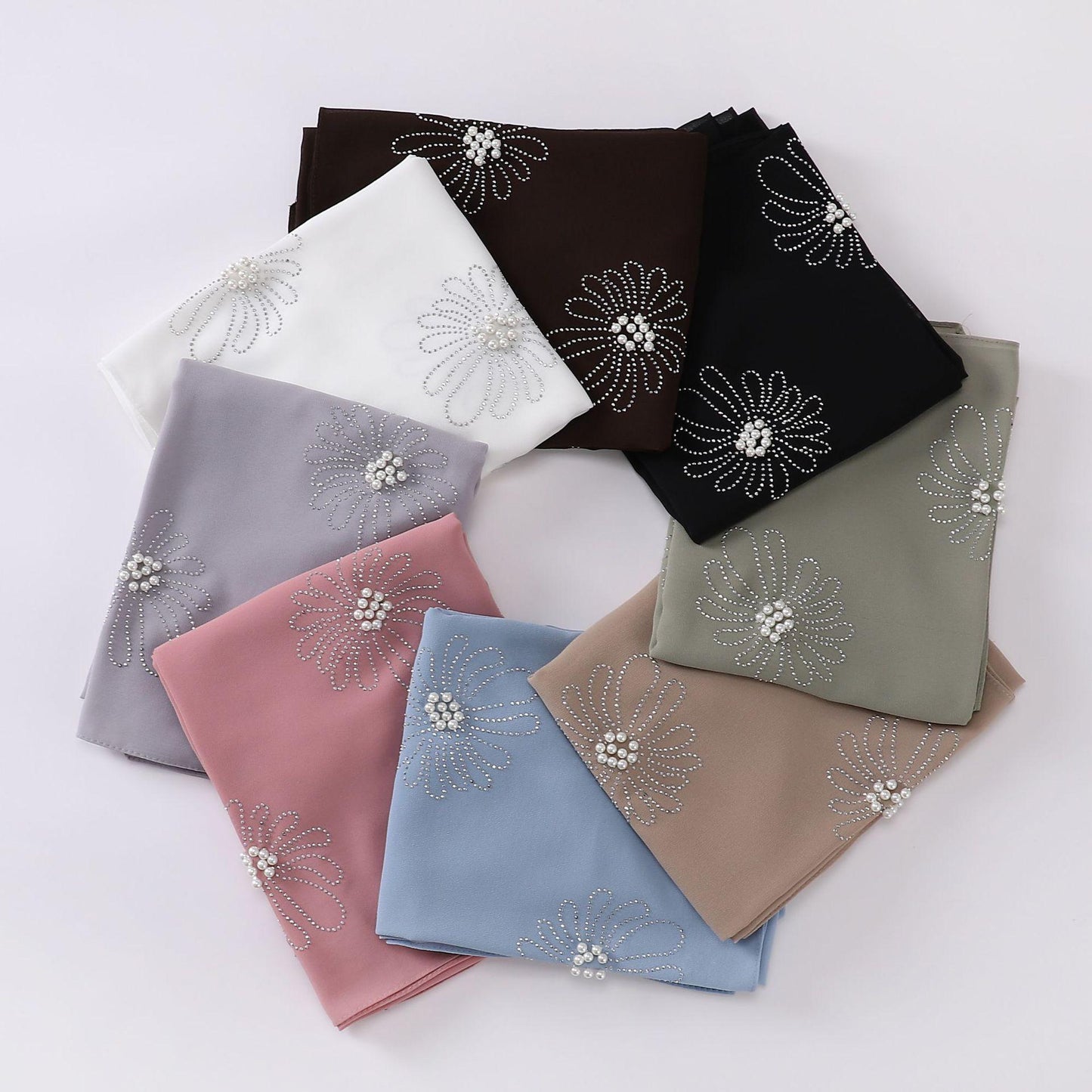 HASASERIES HS1121 New Chiffon Long Scarf Hijab