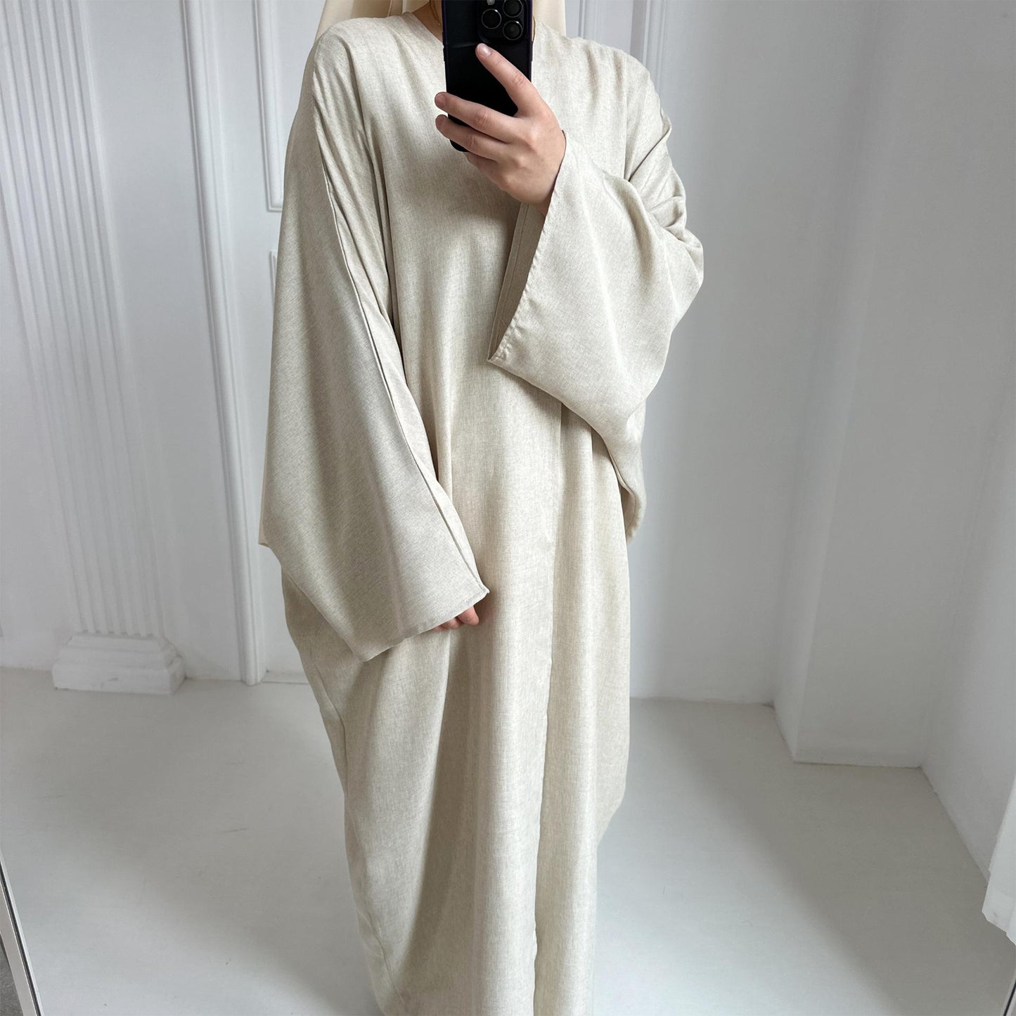 HASASERIES HS0714 Cardigan décontracté de couleur unie grande taille