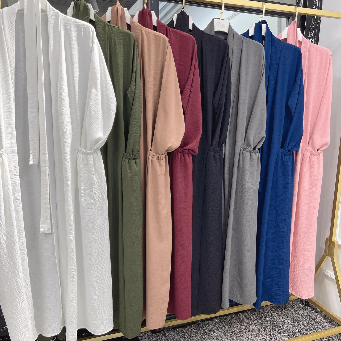 HASASERIES HS1014 Elegant Coat Long Skirt