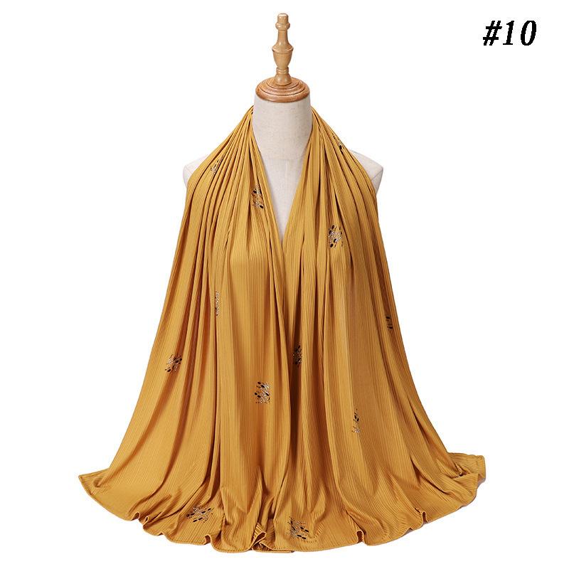 HASASERIES HS1133 Nouveau foulard rayé pour perçage à chaud