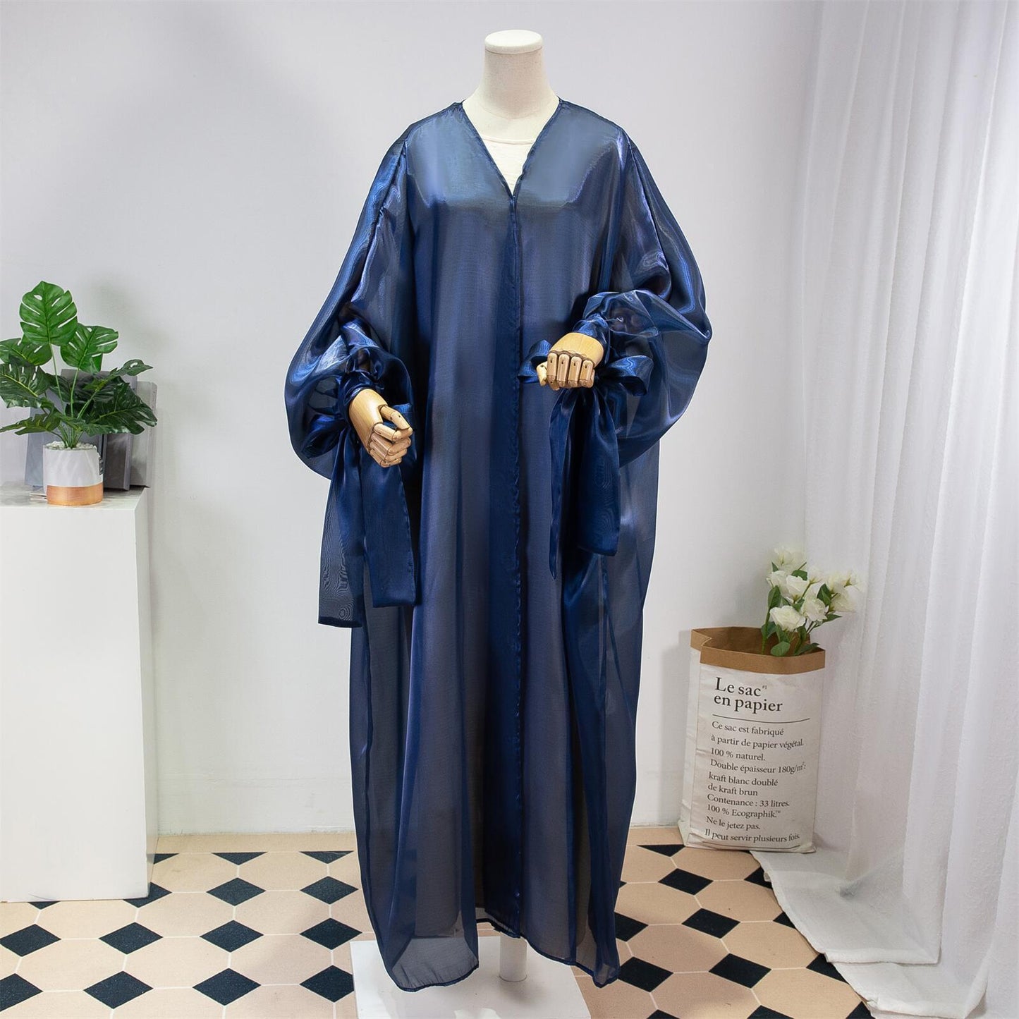 Robe ample à manches longues grande taille HASASERIES HS1039