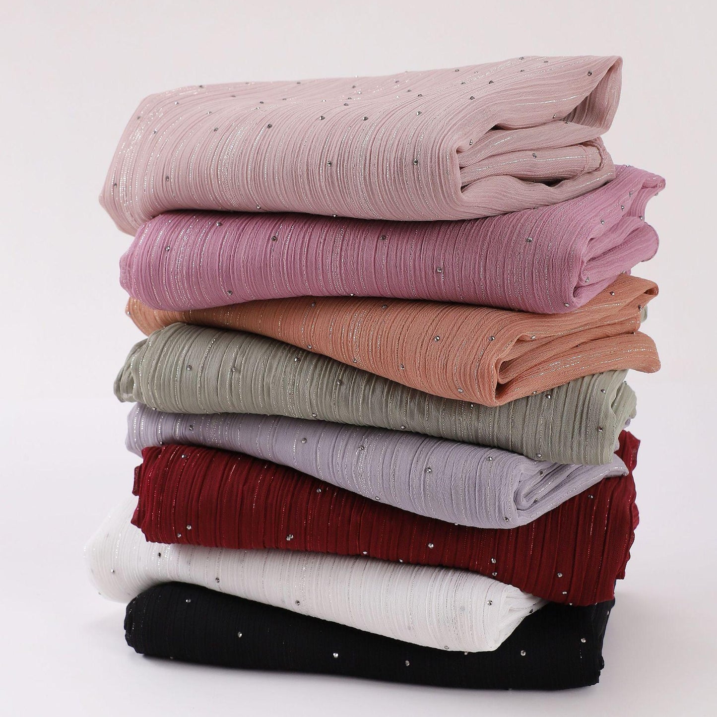 HASASERIES HS1114 All Over The Sky Hot Drilling Long Scarf Hijab
