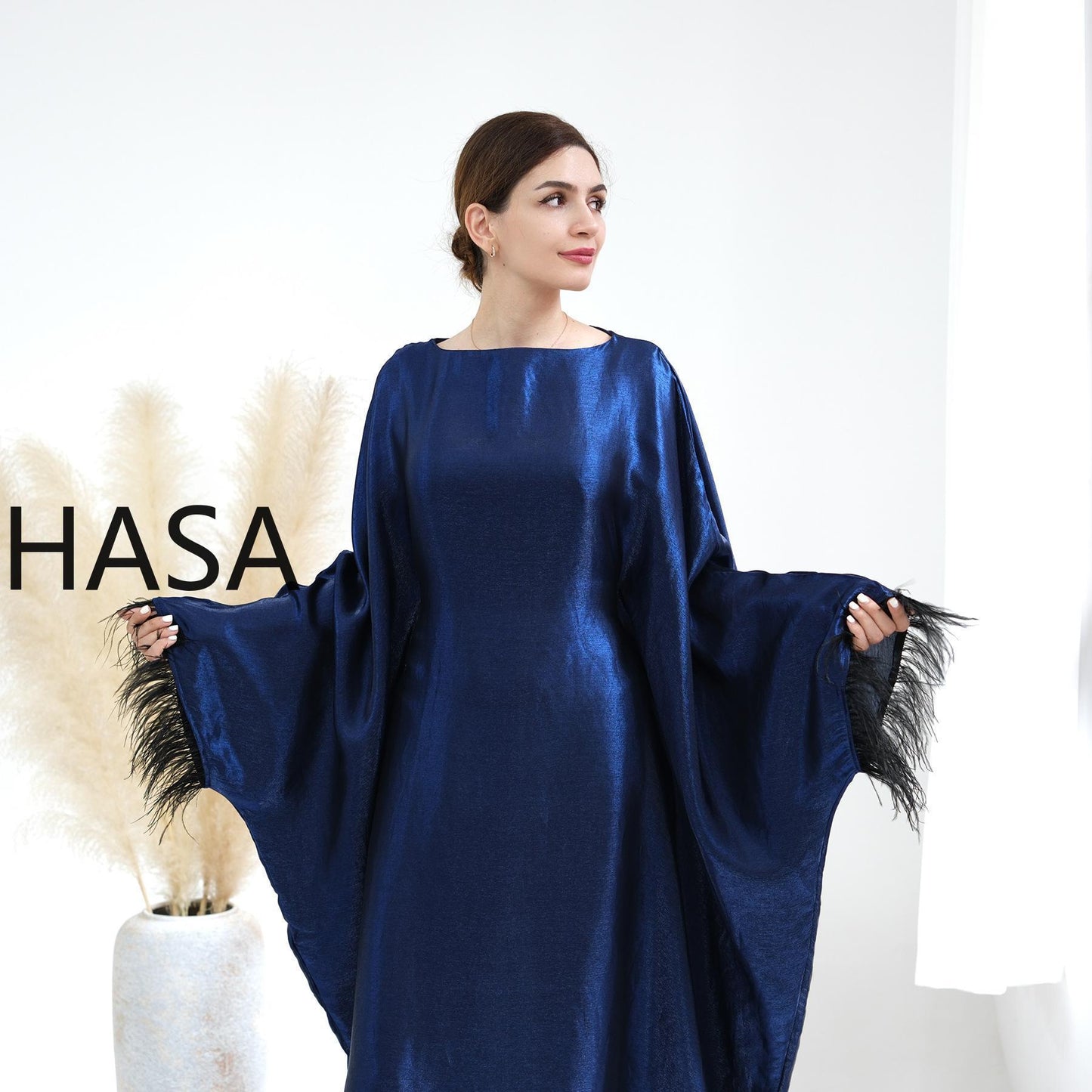 Série Kaftan fluide HASA HS0706 Metallic Elegance