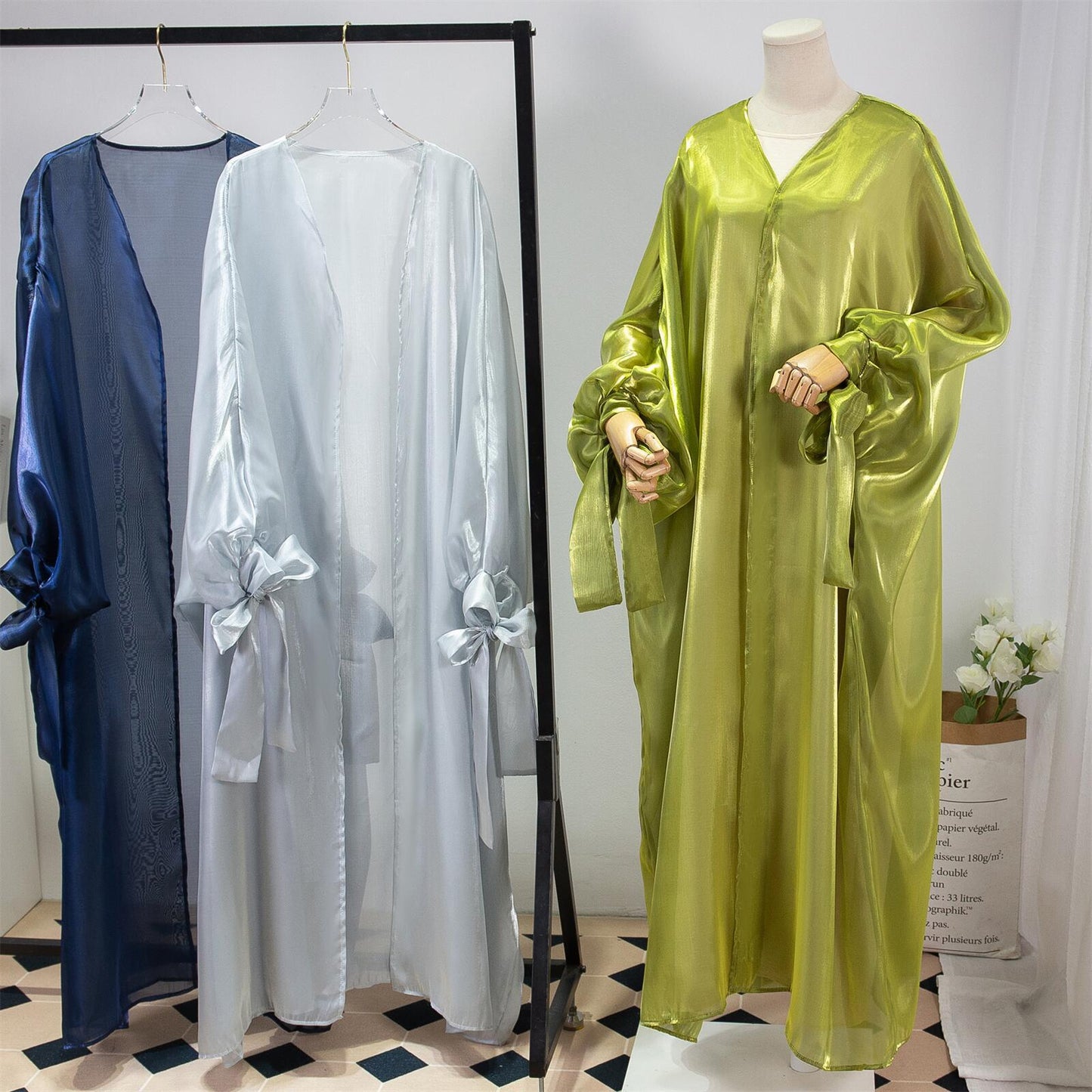 Robe ample à manches longues grande taille HASASERIES HS1039