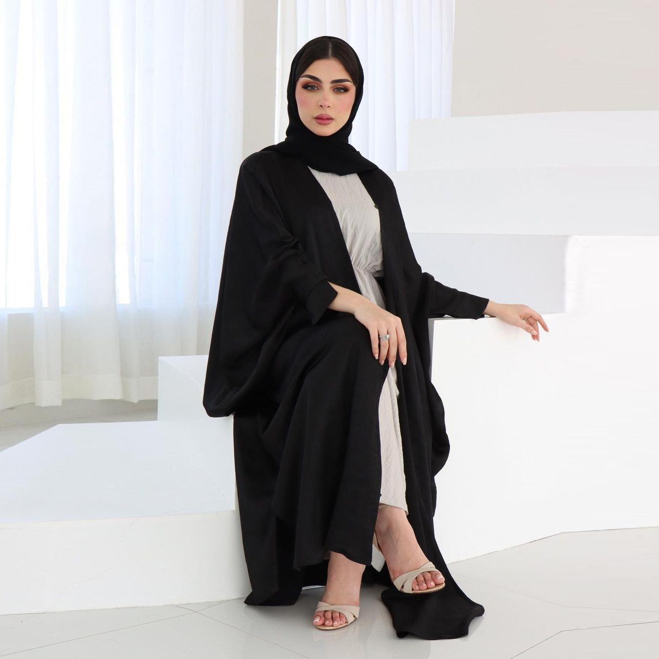 HASASERIES HS1023 Cardigan Abaya Robe