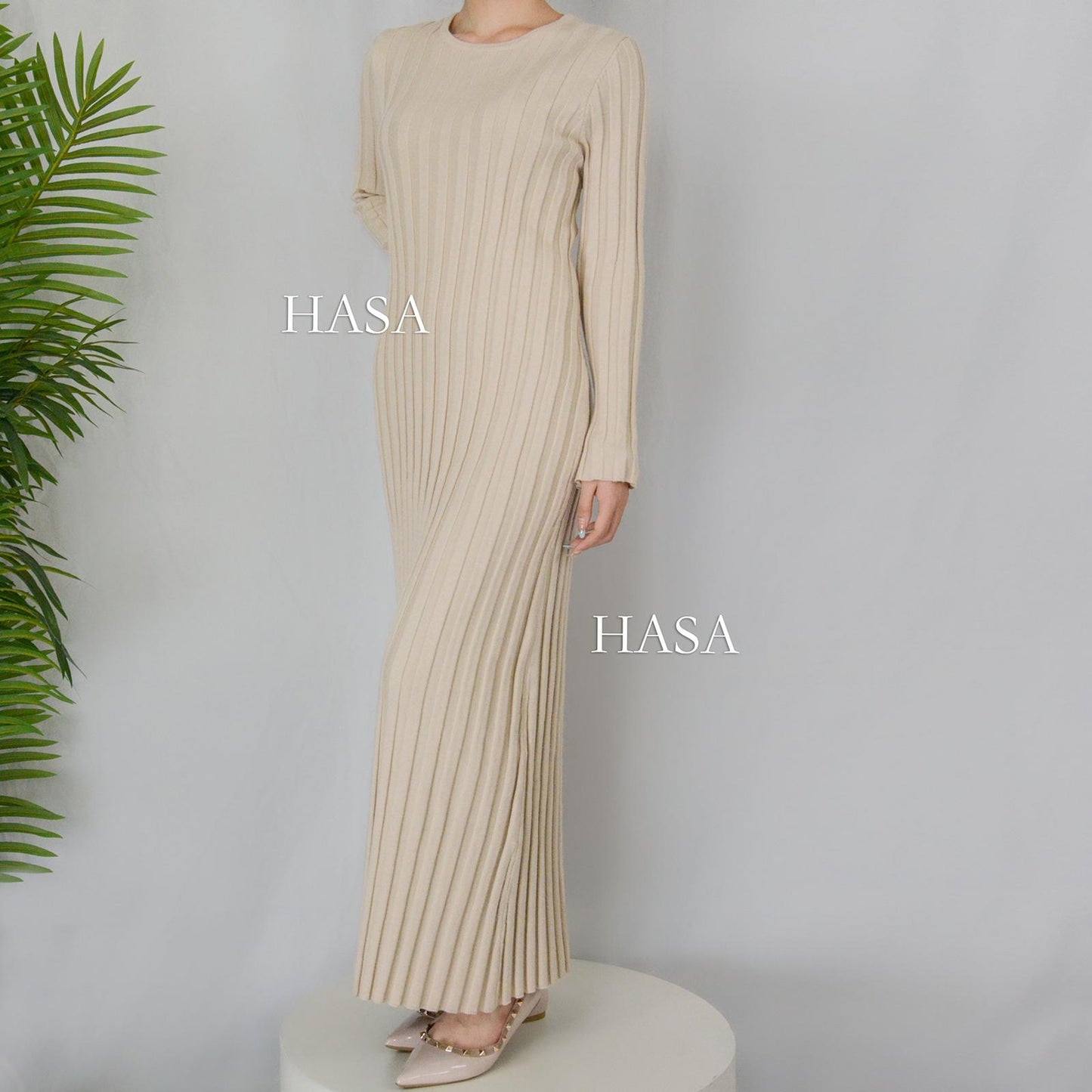 HS0112 Knitted fabric knitted dress autumn and winter