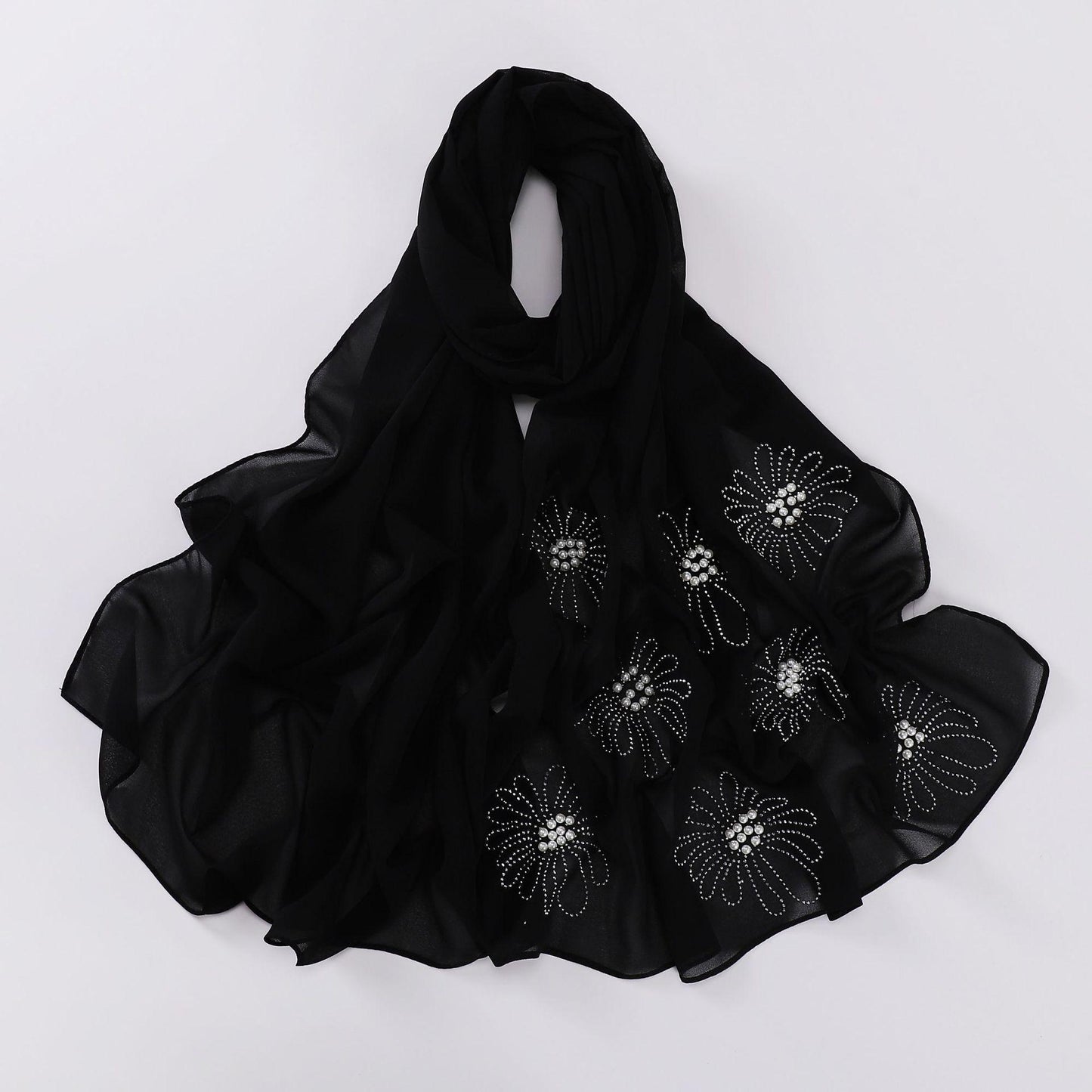 HASASERIES HS1121 New Chiffon Long Scarf Hijab