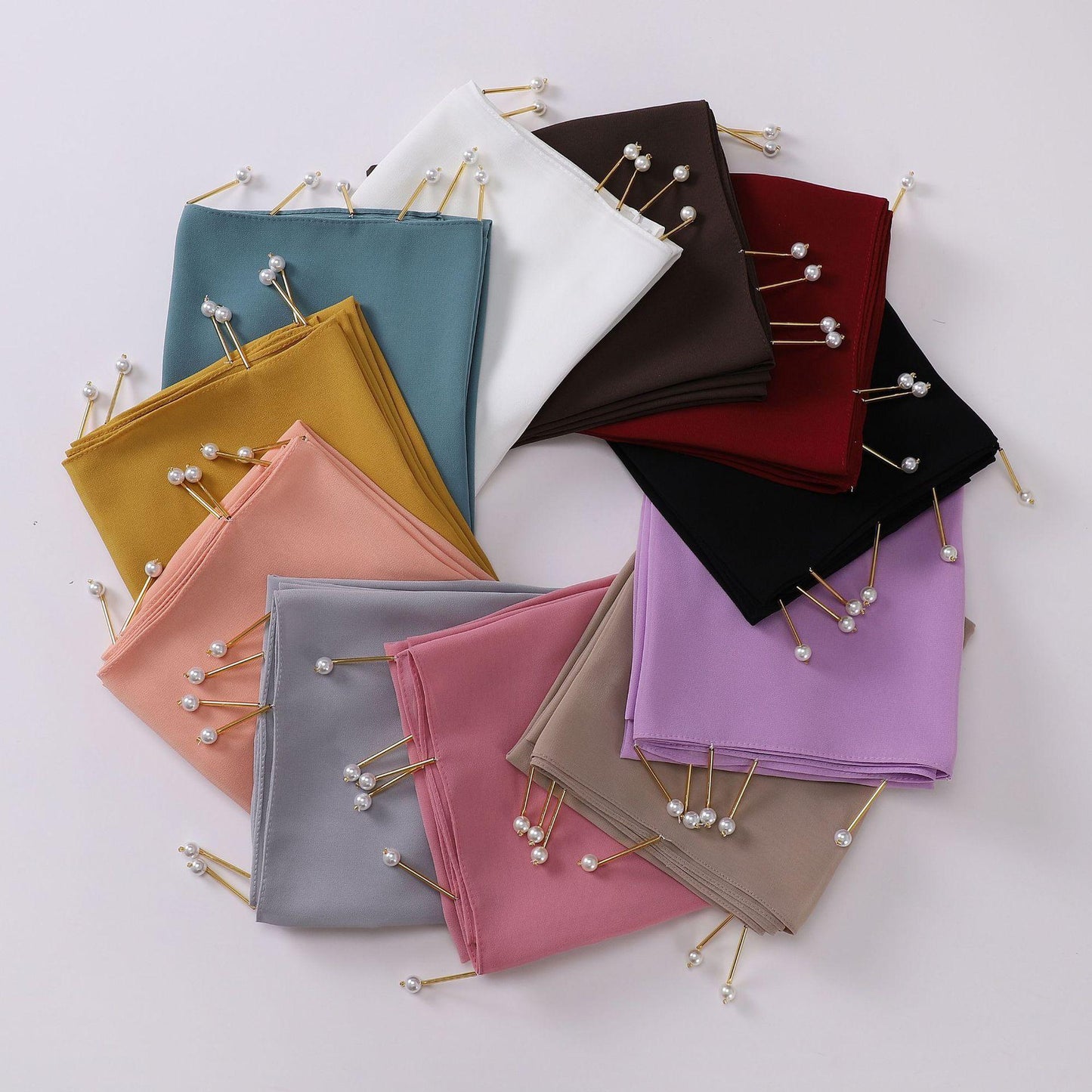 HASASERIES HS1113 Chiffon Headscarf Muslim Hijab