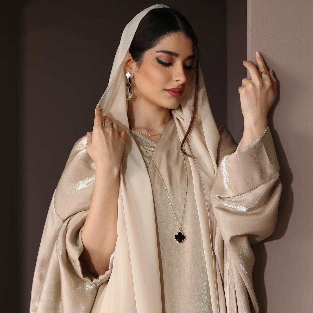 HASASERIES HS0725 Bat-sleeved Robe Women's Abaya