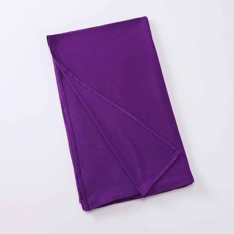 HASASERIES HS1051 Fashion Warm Solid Color Scarf