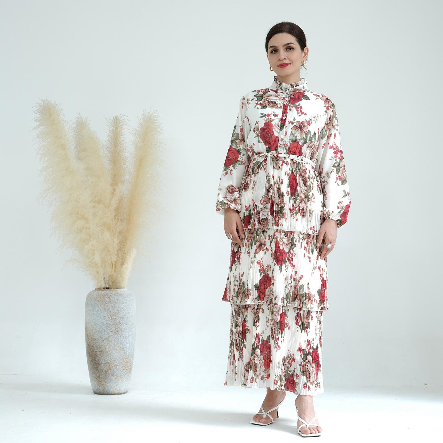 Robe imprimée Pure Beauty HS1009 de HASASERIES