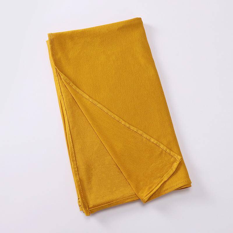 HASASERIES HS1051 Fashion Warm Solid Color Scarf