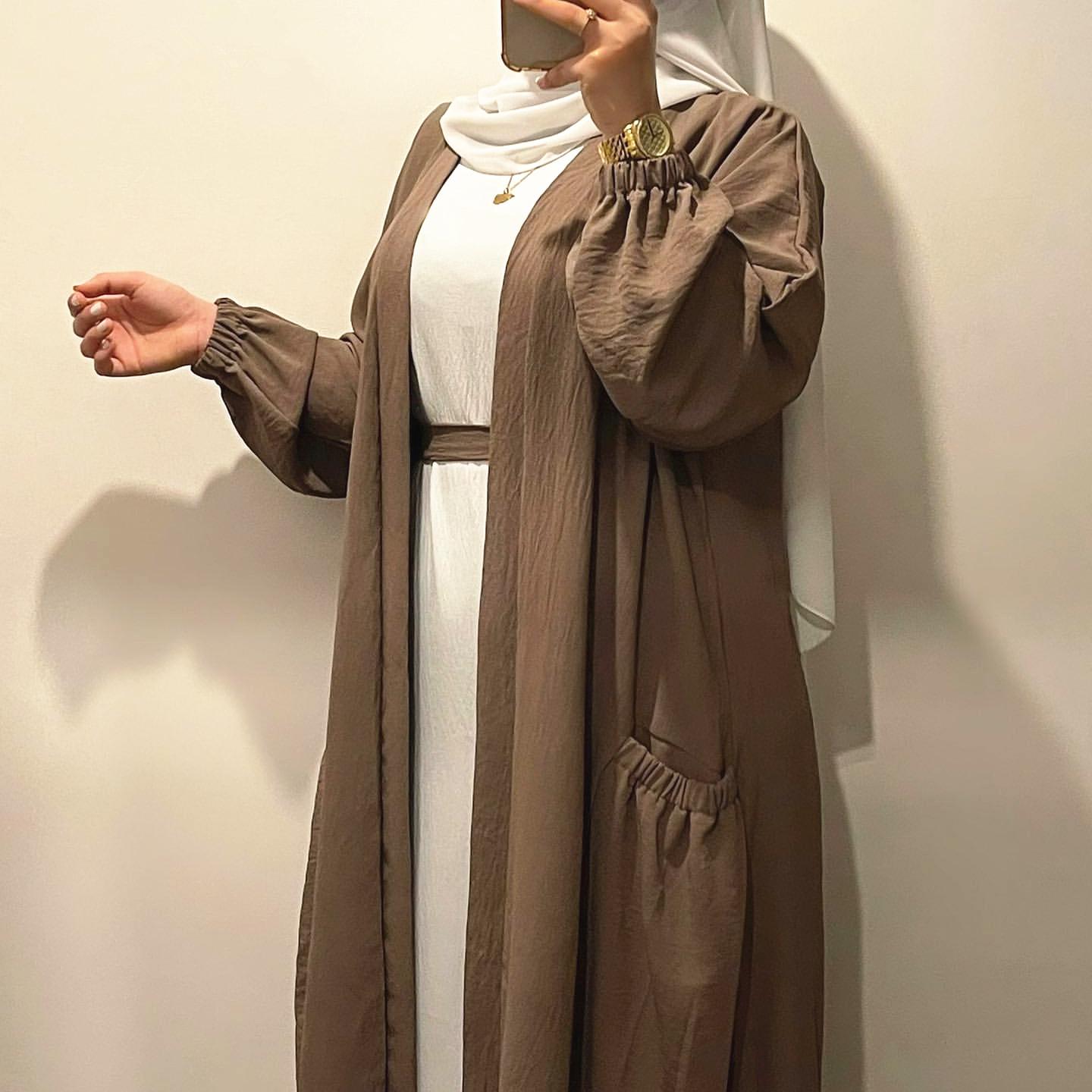 HASASERIES HS1014 Elegant Coat Long Skirt