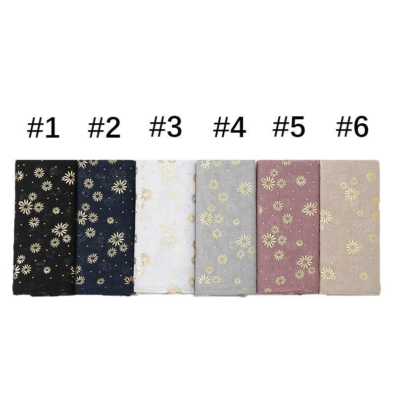 HASASERIES HS1123 Printed Sunscreen Headscarf