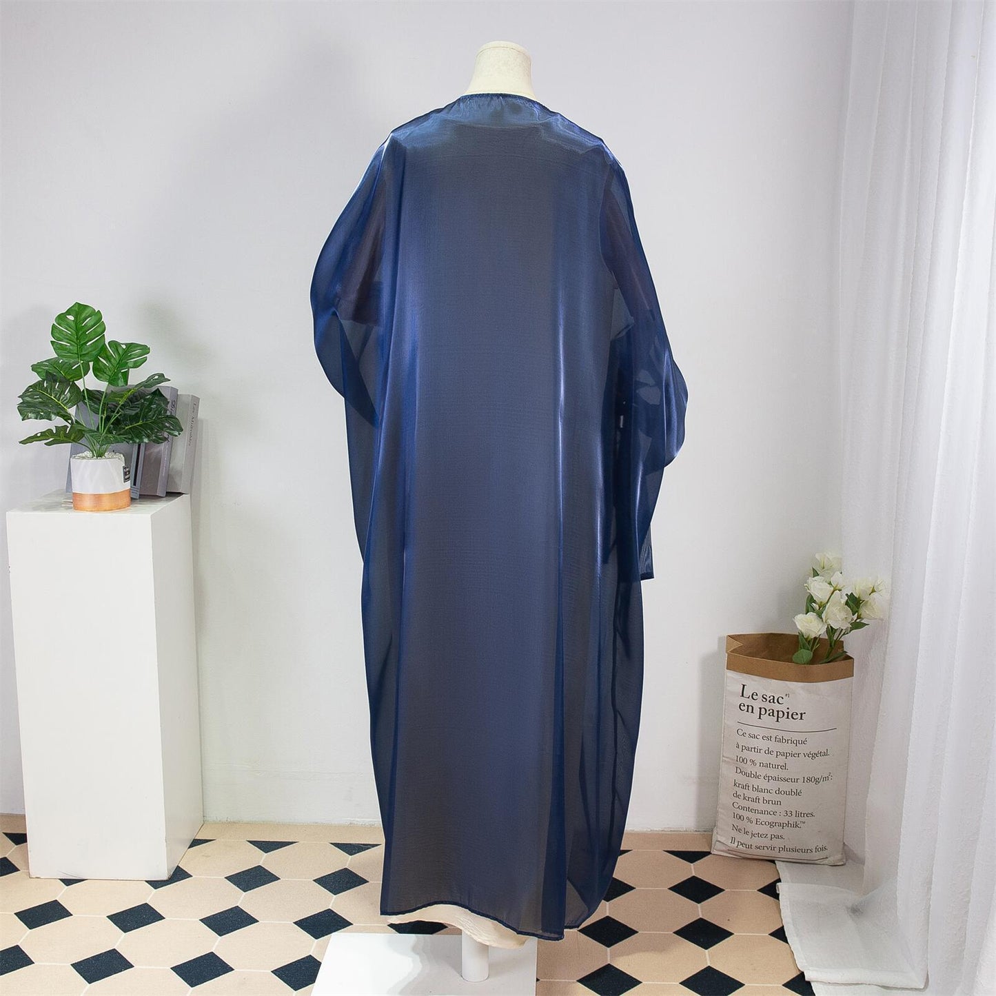 Robe ample à manches longues grande taille HASASERIES HS1039