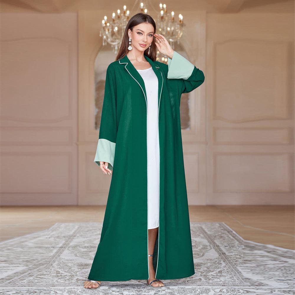 HASASERIES HS1037 Ensemble 2 pièces Cardigan avec Hijab