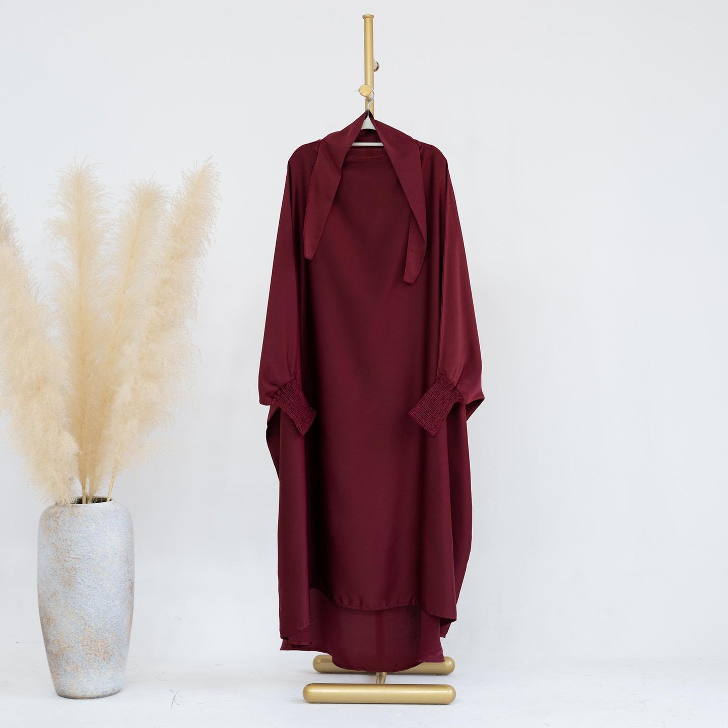 HASASERIES HS0720 Large Swing Solid Color Robe Children's Dress